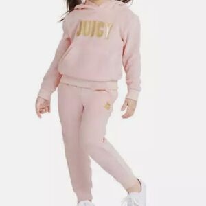 Juicy Couture Girls 2 pc Set Size:7 Color:Pink NWT